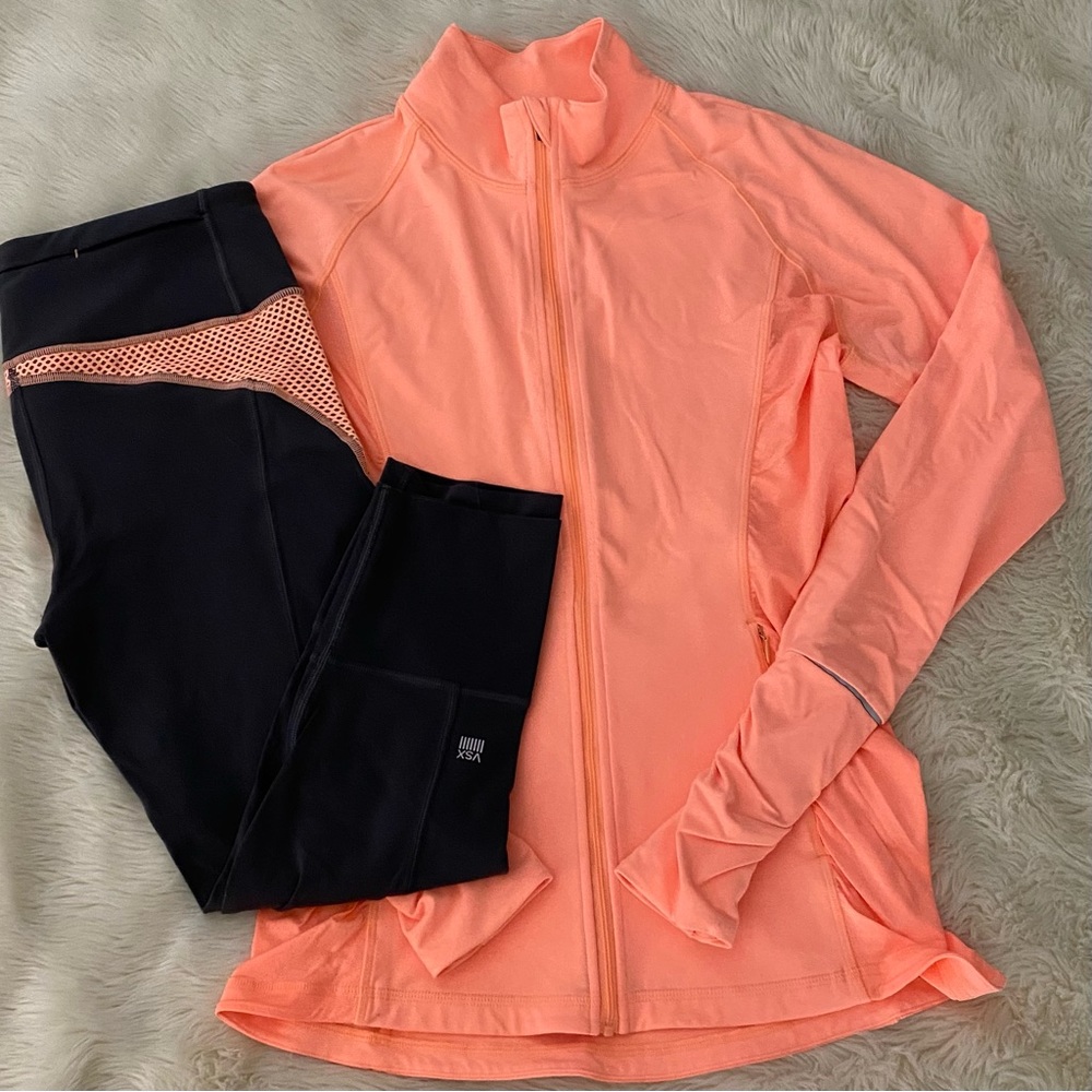 VSX Victorias Secret Knockout Jacket and Knockout Capri Pants